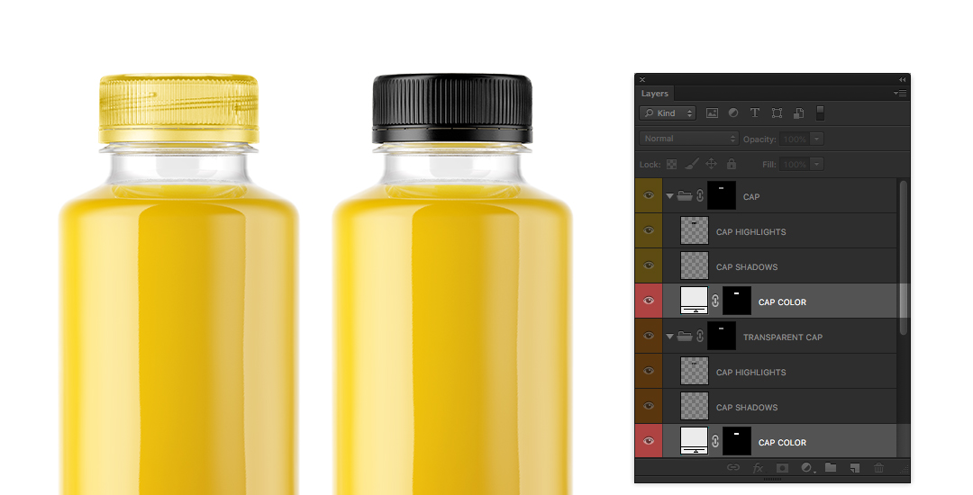 Download Juice Packaging Juice Bottle Mockup Yellowimages