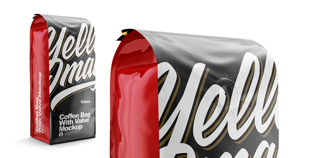 tea big bag mockup